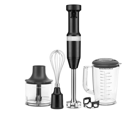 Kitchenaid Noir Mixeur Plongeant Sans Fil 5Khbv83ebm 180 W