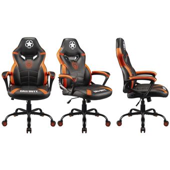 Chaise gaming Subsonic Junior Call of Duty Noir et Orange