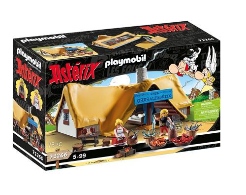Playmobil Astérix 71266 Hutte d'Ordralfabétix