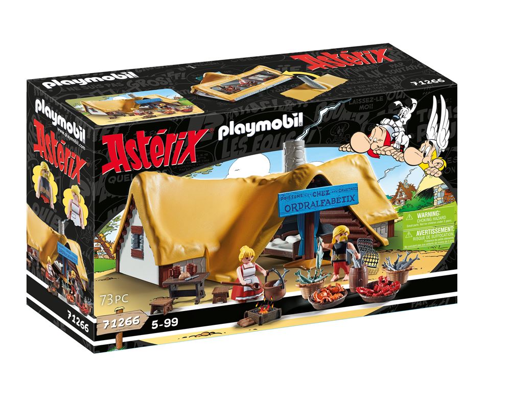 Playmobil Astérix 71266 Hutte d'Ordralfabétix - 1