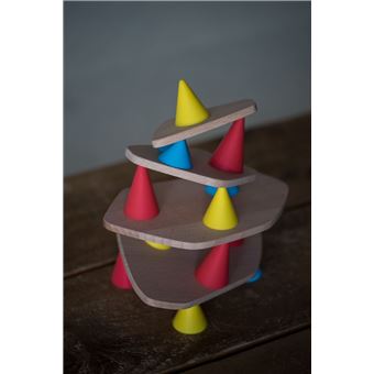 Jeu créatif en bois Piks Oppi Petit 24 pièces
