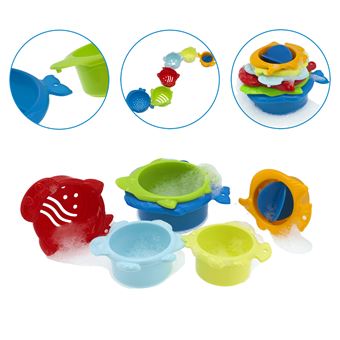 Chicco jouets de bain 2 en 1 Seaforms junior 6 pièces
