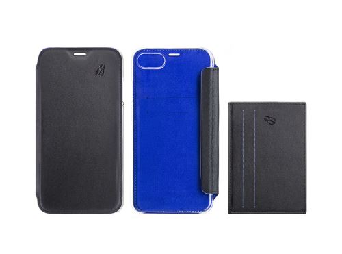 Coffret Etui folio + Porte Carte Beetlecase Noir pour IPhone 6/7/8