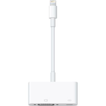 Adaptateur Lightning/VGA Apple pour iPad Blanc - 1
