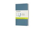 Set de 3 cahiers format de poche à pages blanches Moleskine Bleu