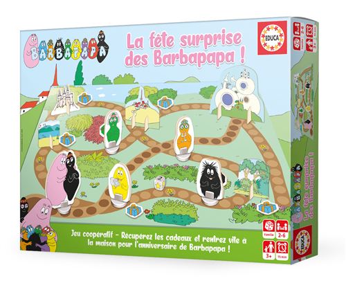 Jeu d’ambiance Educa La fête surprise des Barbapapa