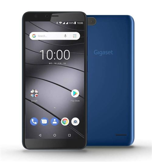 Smartphone Gigaset GS100 Double SIM 8 Go Bleu