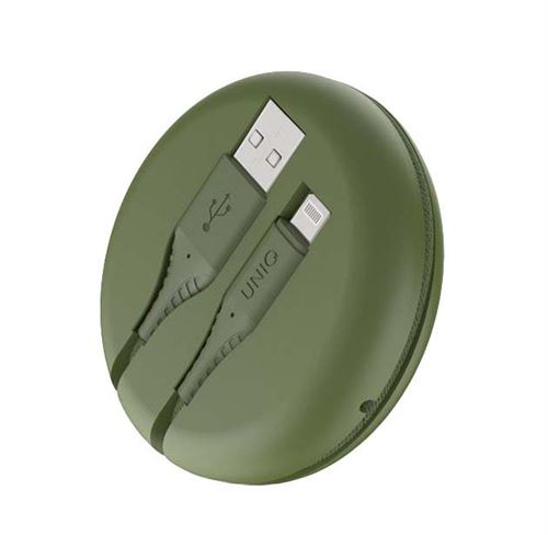 Câble Uniq Halo USB-A vers Lightning 1.2 m Vert
