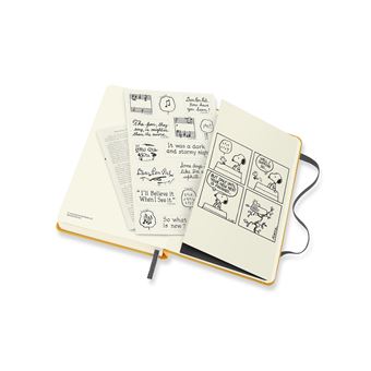 Agenda journalier Moleskine Format de poche Edition limitée 2022 Peanuts Piano