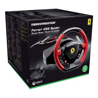 Volant de course édition Ferrari 458 Spider de Thrustmaster pour Xbox  Series X, S et Xbox One