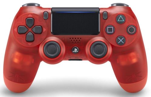 Manette Sony Dual Shock 4 Rouge Crystal PS4 État correct -  reconditionné disponible sur Fnac