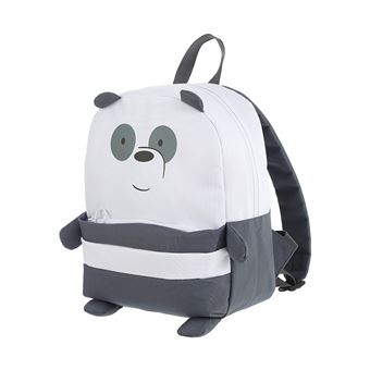 Sac à dos Miniso Panda We Bare Bears Blanc et Noir