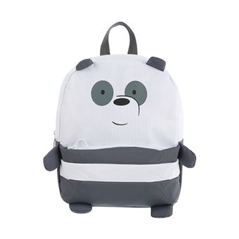 Sac à dos Miniso Panda We Bare Bears Blanc et Noir