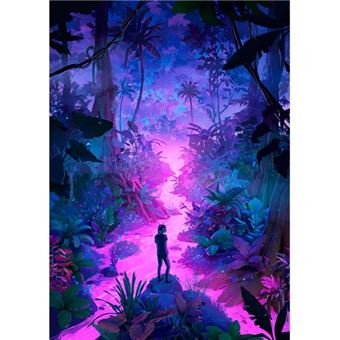 Puzzle 1000 pièces Iello Universe Neon Forest 4