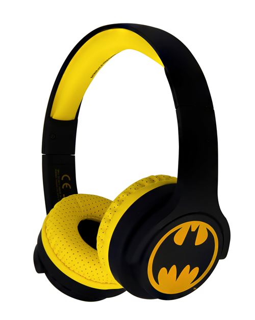Casque audio sans fil Otl Junior Batman Noir et jaune