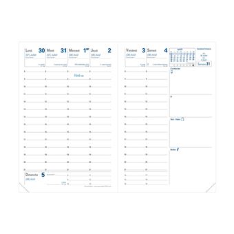 Agenda scolaire Quovadis 2021 2022 Universitaire Toscana Rose