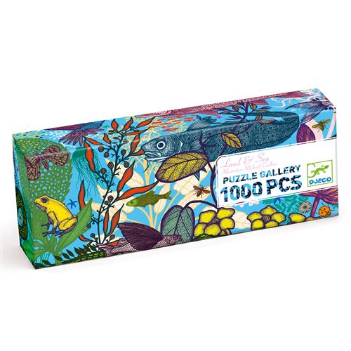 Puzzle 1000 pièces Djeco Land and Sea