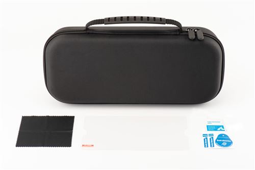 Pack PS Portal Nacon Pouch + Tempered Glass Noir
