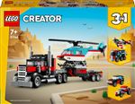 LEGO® Creator 31146 Le camion remorque avec hélicoptère