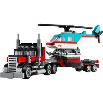LEGO® Creator 31146 Le camion remorque avec hélicoptère