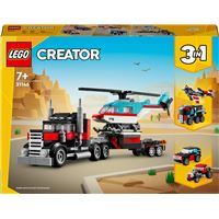 LEGO® Creator 31146 Le camion remorque avec hélicoptère