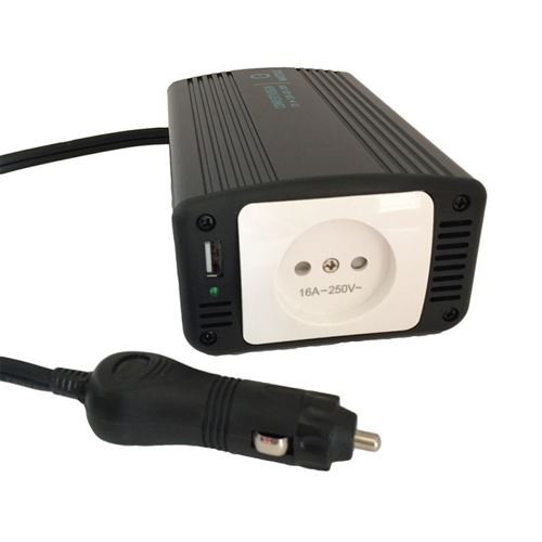 Convertisseur voiture WattT&Co 12v 220V 300W + Sortie USB 2.1A