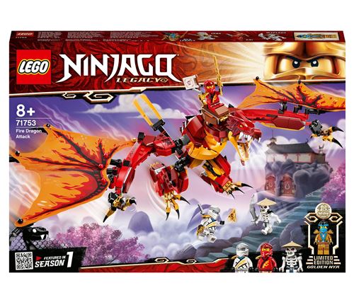 LEGO® Ninjago® 71753 L'attaque du dragon de feu
