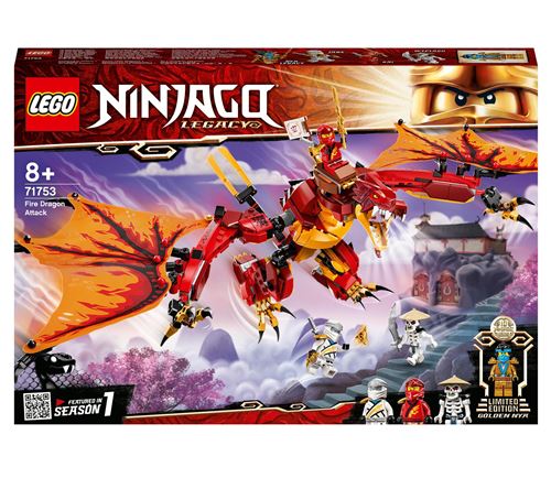 Acheter LEGO® Ninjago® 71753 L'attaque du dragon de feu État correct - 119,00 € LEGO® Ninjago® 71753 L'attaque du dragon de feu État correct - LEGO Ninjago reconditionné disponible sur Fnac