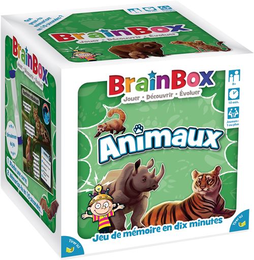 Multicolore Jeu De Culture Générale Asmodee Brainbox Animaux