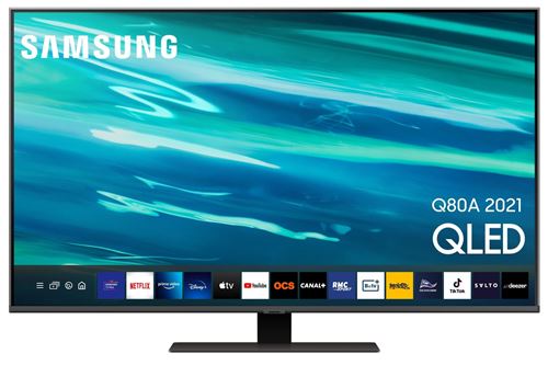 TV Samsung QE50Q80A 50 QLED Smart TV Gris foncé
