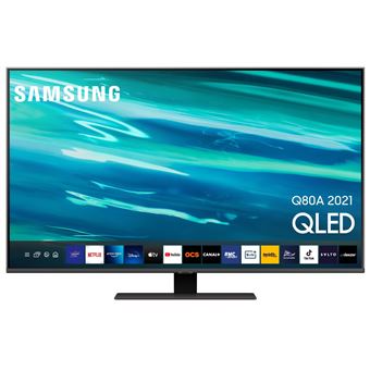 Tv Samsung Qe50q80a 50 Qled Smart Tv Noir 2021 Tv Led Lcd Achat Prix Fnac