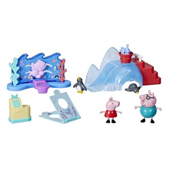 Figurines Peppa Pig à l’aquarium