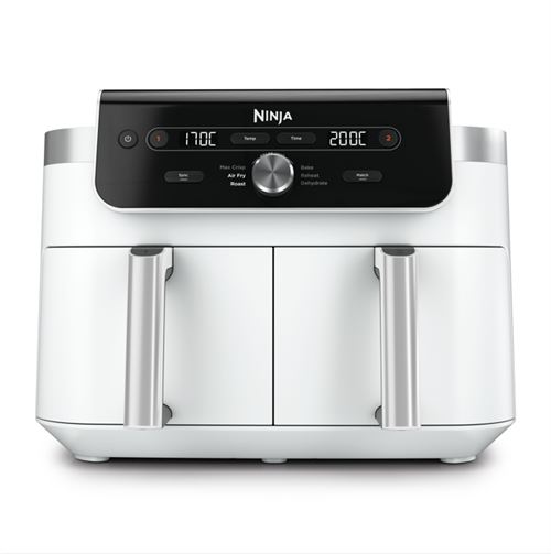 Friteuse Sans Huile Ninja Foodi Max Dual Zone 6-En-1 9.5L Dz901Euwh Blanc