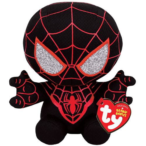Ty Peluche Interactive Marvel Beanie Babies Small Miles Morales
