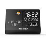 Station météo et enceinte Bluetooth Nasa WSP1300 avec radio-réveil Noir