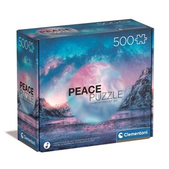 Puzzle Clementoni Peace Light Blue 500 pièces