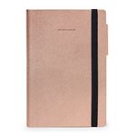 Carnet ligné Legami My Notebook Medium Rose Gold