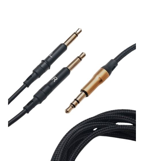 Câble Meze Audio M99C-BS – Asymétrique Mono 3,5 mm, Longueur 3 m