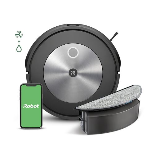 iRobot Robot aspirateur et laveur 2-en-1 Roomba Combo j5