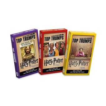 Coffret multi-jeux Top Trumps 3 en 1 Harry Potter Volume 1