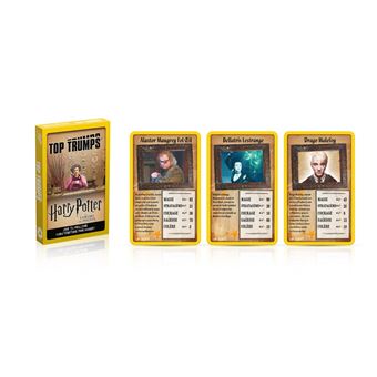 Coffret multi-jeux Top Trumps 3 en 1 Harry Potter Volume 1