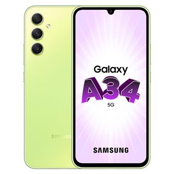 Smartphone Samsung Galaxy A34 6,6" 5G Nano SIM 128 Go Vert