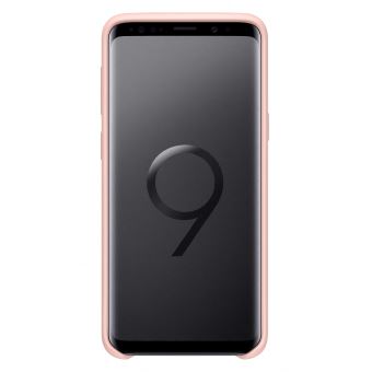 SAMSUNG S9+ SILICONE COVER PINK