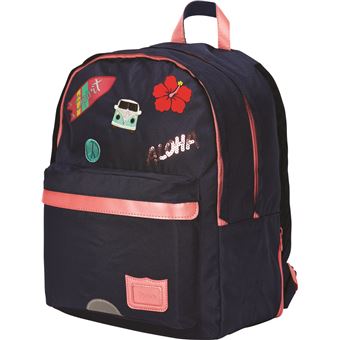 Sac à dos scolaire Tann's Patch Amy Taille L Bleu marine
