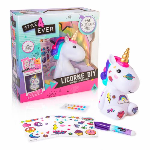Coffret Style For Ever Diy Licorne Kit Loisir Creatif Achat Prix Fnac