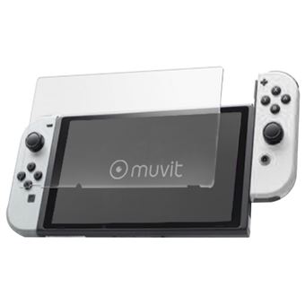 Muvit - Protection d écran en verre trempé pour Nintendo Switch Muvit T  Gaming Transparent - Protection écran tablette - Rue du Commerce