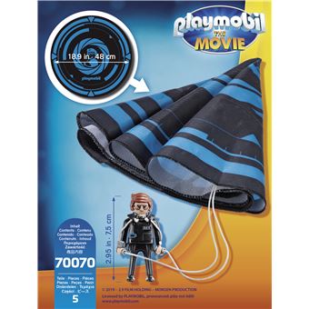 Playmobil The Movie 70070 Rex Dasher avec parachute