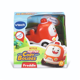 Jouet Interactif Enfant 1 An Voiture Radiocommandée VTech Tut Tut Cory Bolides - 14cm - Télécommande Adaptée - 1-5 Ans - Français Voiture Radiocommandée Enfant