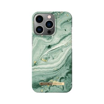 Coque iDeal of Sweden pour iPhone 14 Plus Marbre Vert Coque et
