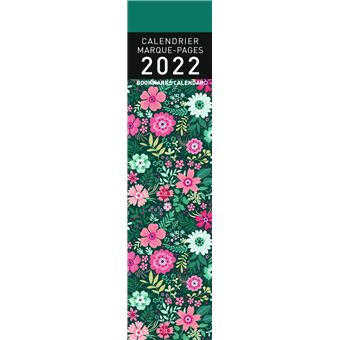 Calendrier Pictura 2022 Marque-Page Pattern florale